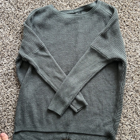 Basic Grey Sweater - Picture 2 of 3